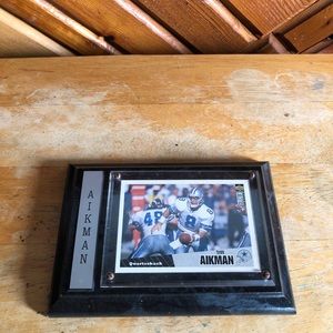 Troy Aikman plaque